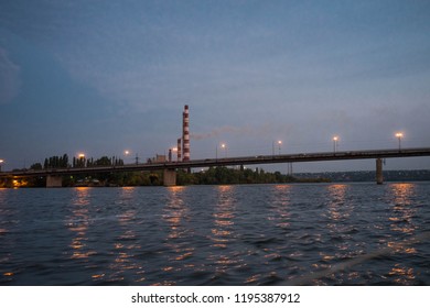 Evening over the river