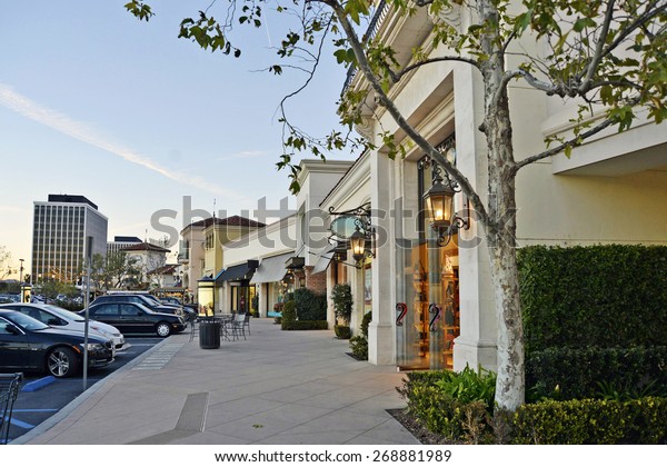 Evening Scenery Shopping Mall Stock Photo (Edit Now) 268881989