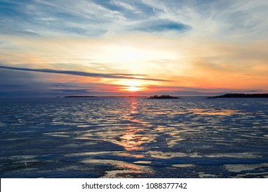 Evening Sky At Bothnian Bay