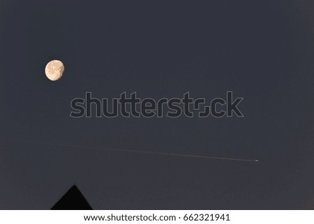 Similar – Foto Bild Mondlicht Straße Pfosten