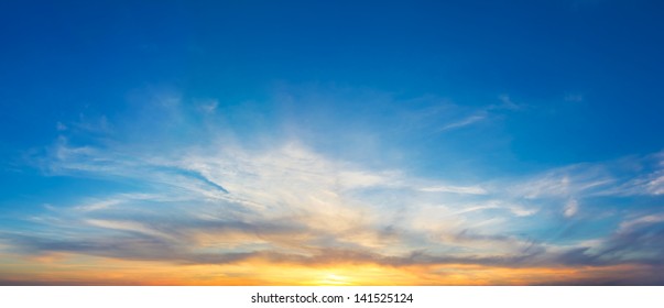 Evening Sky Panorama