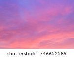 Evening sky,beautiful Sunset clouds background, Dramatic cloud and idyllic Pink sky twilight in the evening, bright sunrise in summer season.