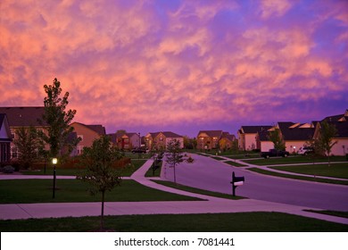 Evening Suburbia