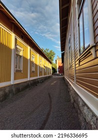 Evening Sun In Old Rauma, Finland 