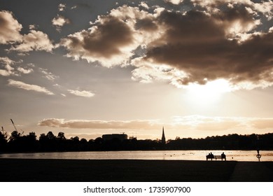 Evening Sunset In Hyde Park London