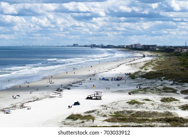 The Evening View Of Cape Canaveral Beach (Florida).