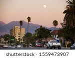 Evening view of Downtown San Bernardino, California.