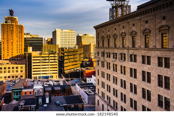 Evening View Highrises South Street Parking Stock Photo Edit Now