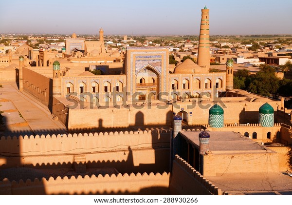 Evening View Khiva Chiva Heva Xiva Stock Photo Edit Now 266