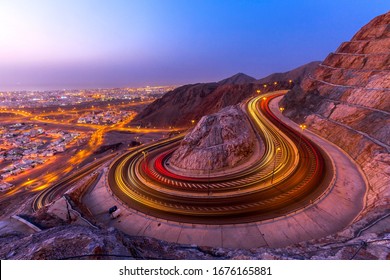 Evening view of muscat city.