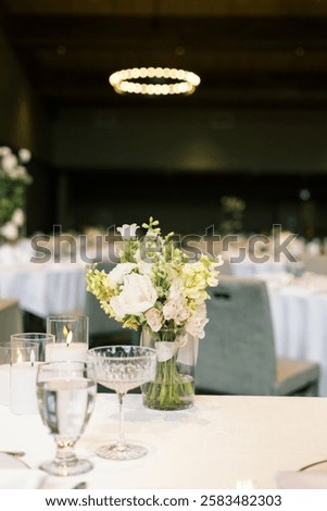 Event table with florals - event - wedding decor 