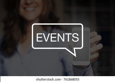 Events concept background
