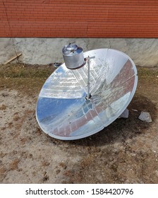 Everest Base Camp Trek Itinerary: From Dole To Machhermo, Solokhumbu, Nepal. Parabolic Mirror, A Local Water Heater.