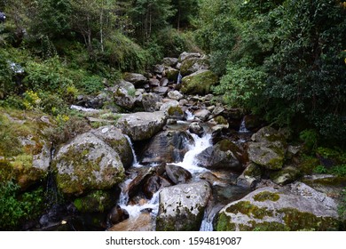 Everest Base Camp Trekking Sites And Landscapes During Initial Stages Leaving From Lukla