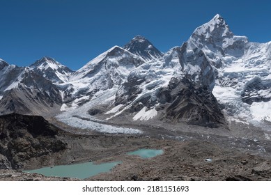 Everest View And Khumbu Ice Fall, Nuptse And Glacier View