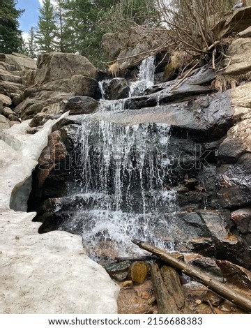 Evergreen Colorado Maxwell Falls Waterfall Hiking Trail