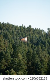 Evergreen, Colorado, USA. September, 12th, 2022. A Mountain House From The Top Of Independence Mountain. 