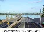 Evergreen Point Floating Bridge in Washington, USA