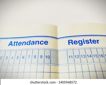 Every day maintenance Attendance register