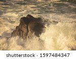 Every wave is different "King Tides " , Coming ashore at Boiler Bay just North of Depoe Bay on the Oregon Coast 