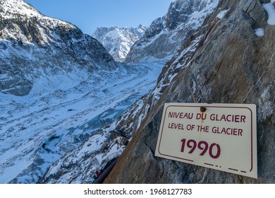 Evidence Of Global Warming In Mer De Glace