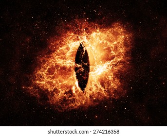 Evil Eye in Space - Elements of this Image Furnished by NASA