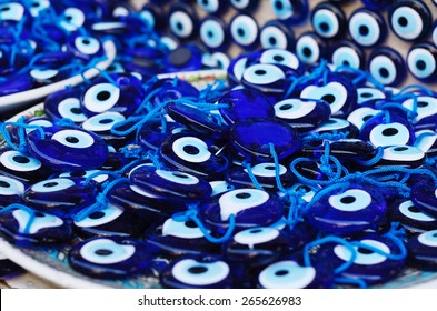 Evil-eye Amulets At Turkish Bazaar