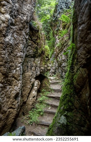 evocative glimpses of the caves of Ara in Val Sesia in Piedmont