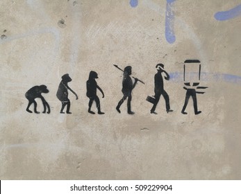 evolution man - Shutterstock ID 509229904