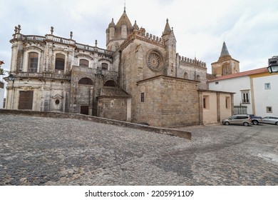 Evora, Portugal - September 10, 2022 : Cathedral Of Évora, Portugal