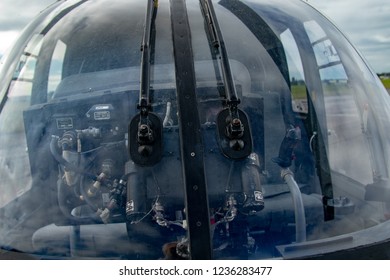 Ex Army Helicopter. External And Cockpit Detail. 