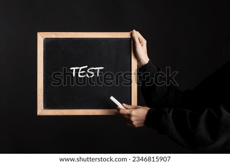 exam or test for getting grades in the educational system