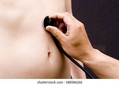 Examination of stomach 