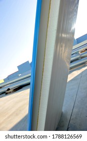 An example of a cut sandwich panel