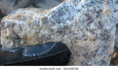 An Example Of Gold Ore Found In The Panamint Range Of California.