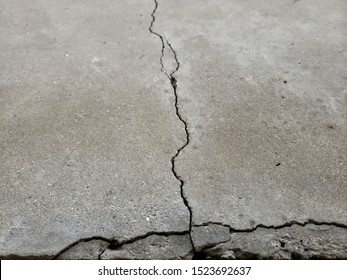 Examples Of Cracked Foundations And Sidewalks Or Driveways In Need Of Foundation Or Driveway Concrete Repair
