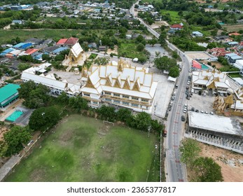 Examples of Thai Buddhist temples of various shapes. temple, buddhist temple, wat, buddha, buddhism, - Shutterstock ID 2365377817