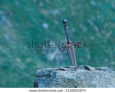 Excalibur Sword in the stone