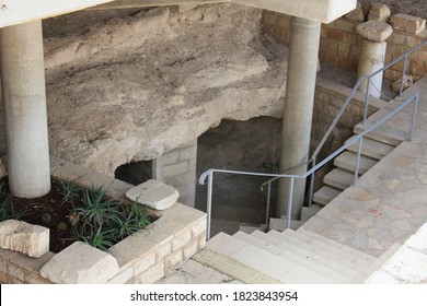 Excavaciones de la antigua ciudad de Nazaret en Israel