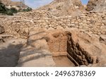 Excavations of ancient ruins of the Jericho Walls