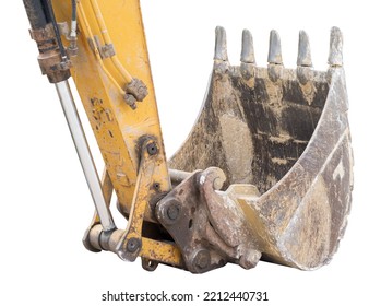 Excavator Arm On White Background