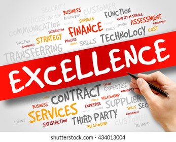 Excellence Word Cloud Business Concept Stock Photo 434013004 | Shutterstock