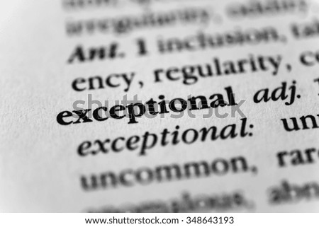 Exceptional