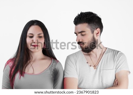 Excessive, uncontrolled sweating without deodorant between a man and woman causes embarrassment. The notable “stained armpit” highlights the importance of managing natural bodily functions for pro