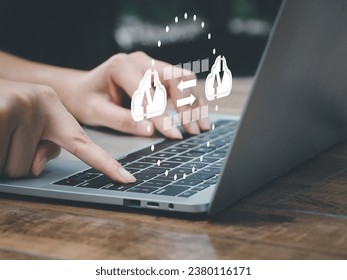 Exchange data between clouds, backup or share files on large online databases. Secure and fast receiving and sending of business files using internet technology.