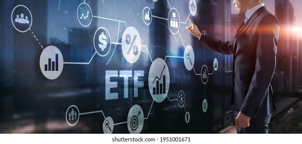 Exchange Traded Fund. Investor Concept. ETF. Stock Market Index Fund