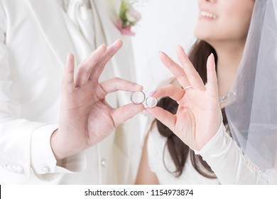 Exchange of the wedding ring