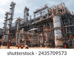 Exchanger afternoon of tank oil refinery pipeline plant steam vessel and column tank oil of Petrochemistry