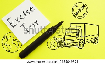 Excise Tax is shown using a text