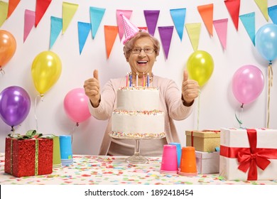 Old People Birthday Party Images Stock Photos Vectors Shutterstock